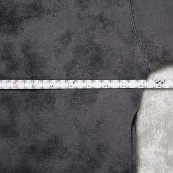 Fabletics Cozy Fleece Gray Tie Dye 1/2 Zip Sweatshirt XL Pants S Matching Set - Picture 5 of 16